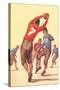 Vintage Football Player-null-Stretched Canvas