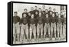 Vintage Football Team-null-Framed Stretched Canvas