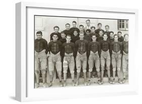Vintage Football Team-null-Framed Art Print