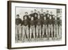 Vintage Football Team-null-Framed Art Print