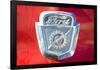 Vintage Ford Firetruck Engine Emblem Photo Poster-null-Framed Poster