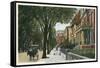 Vintage Franklin Street, Richmond-null-Framed Stretched Canvas