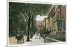 Vintage Franklin Street, Richmond-null-Mounted Premium Giclee Print