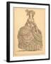 Vintage French Fashion Illustration-null-Framed Art Print