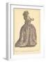 Vintage French Fashion Illustration-null-Framed Art Print