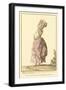 Vintage French Fashion Illustration-null-Framed Art Print