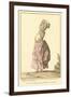 Vintage French Fashion Illustration-null-Framed Art Print