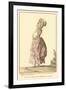 Vintage French Fashion Illustration-null-Framed Art Print