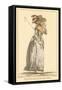 Vintage French Fashion Illustration-null-Framed Stretched Canvas