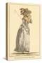 Vintage French Fashion Illustration-null-Stretched Canvas