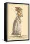 Vintage French Fashion Illustration-null-Framed Stretched Canvas