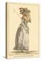 Vintage French Fashion Illustration-null-Stretched Canvas