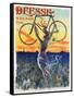 Vintage French Poster of a Goddess with a Bicycle, C.1898-Pal-Framed Stretched Canvas