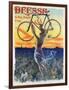 Vintage French Poster of a Goddess with a Bicycle, C.1898-Pal-Framed Giclee Print