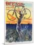 Vintage French Poster of a Goddess with a Bicycle, C.1898-Pal-Mounted Giclee Print