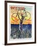 Vintage French Poster of a Goddess with a Bicycle, C.1898-Pal-Framed Giclee Print