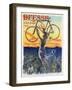 Vintage French Poster of a Goddess with a Bicycle, C.1898-Pal-Framed Giclee Print