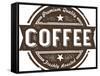 Vintage Fresh Coffee Label Stamp-daveh900-Framed Stretched Canvas
