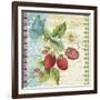 Vintage Fruit-Strawberries-Jean Plout-Framed Giclee Print