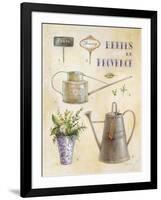 Vintage Garden Poster-Angela Staehling-Framed Art Print