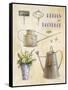 Vintage Garden Poster-Angela Staehling-Framed Stretched Canvas