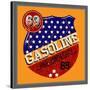 Vintage Gasoline & Motor Oil | T-Shirt Printing-emeget-Stretched Canvas