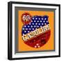 Vintage Gasoline & Motor Oil | T-Shirt Printing-emeget-Framed Art Print