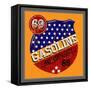 Vintage Gasoline & Motor Oil | T-Shirt Printing-emeget-Framed Stretched Canvas