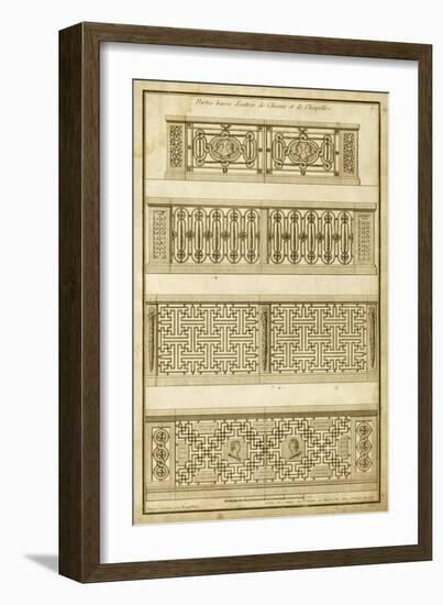 Vintage Gate Design II-Deneufforge-Framed Art Print