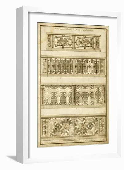 Vintage Gate Design II-Deneufforge-Framed Art Print