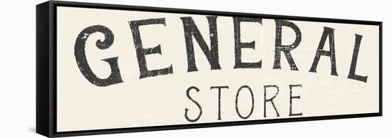 Vintage General Store Sign-Wild Apple Portfolio-Framed Stretched Canvas