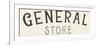 Vintage General Store Sign-Wild Apple Portfolio-Framed Premium Giclee Print