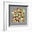 Vintage Geometric Elements-cienpies-Framed Art Print