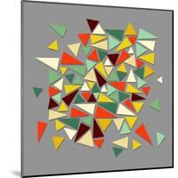 Vintage Geometric Elements-cienpies-Mounted Art Print