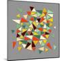 Vintage Geometric Elements-cienpies-Mounted Art Print