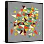 Vintage Geometric Elements-cienpies-Framed Stretched Canvas