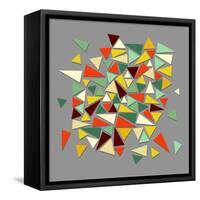 Vintage Geometric Elements-cienpies-Framed Stretched Canvas