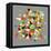 Vintage Geometric Elements-cienpies-Framed Stretched Canvas