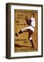 Vintage Georgetown Baseball-null-Framed Giclee Print