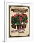 Vintage Geranium Seed Packet-null-Framed Giclee Print