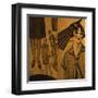 Vintage Girlwear 1925 (Yellow)-Jean-François Dupuis-Framed Art Print