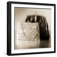 Vintage Glamour Evening Bags-Julie Greenwood-Framed Art Print