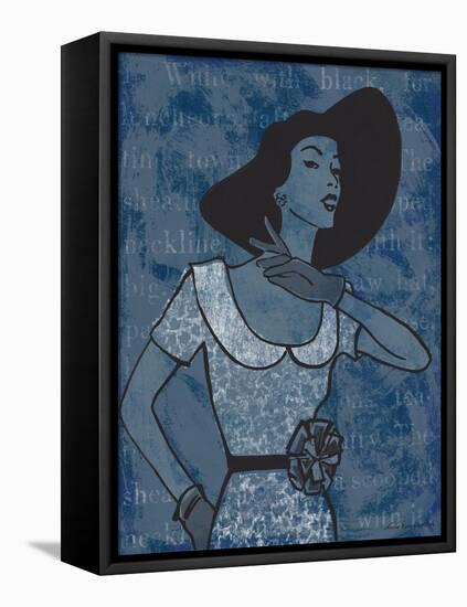 Vintage Glamour I-Lisa Ven Vertloh-Framed Stretched Canvas