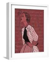 Vintage Glamour II-Lisa Ven Vertloh-Framed Art Print