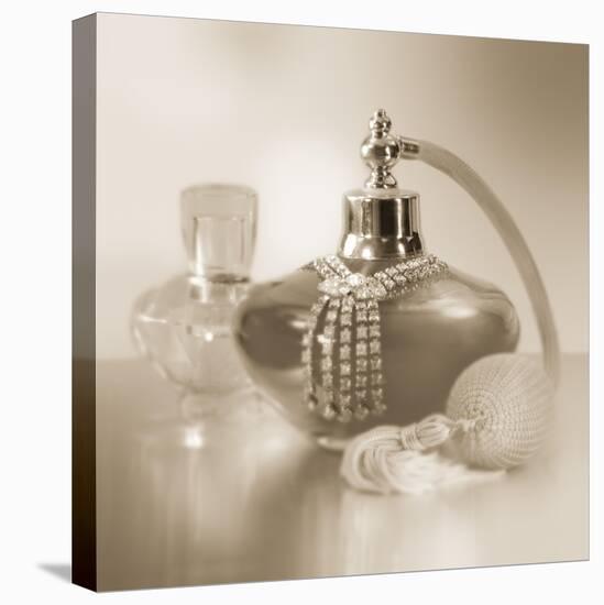 Vintage Glamour Perfume-Julie Greenwood-Stretched Canvas