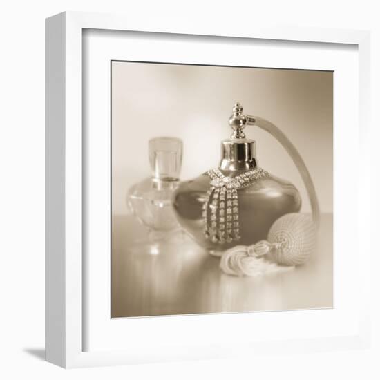 Vintage Glamour Perfume-Julie Greenwood-Framed Art Print