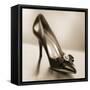 Vintage Glamour Shoe-Julie Greenwood-Framed Stretched Canvas