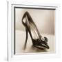 Vintage Glamour Shoe-Julie Greenwood-Framed Art Print