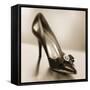 Vintage Glamour Shoe-Julie Greenwood-Framed Stretched Canvas