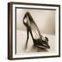 Vintage Glamour Shoe-Julie Greenwood-Framed Art Print